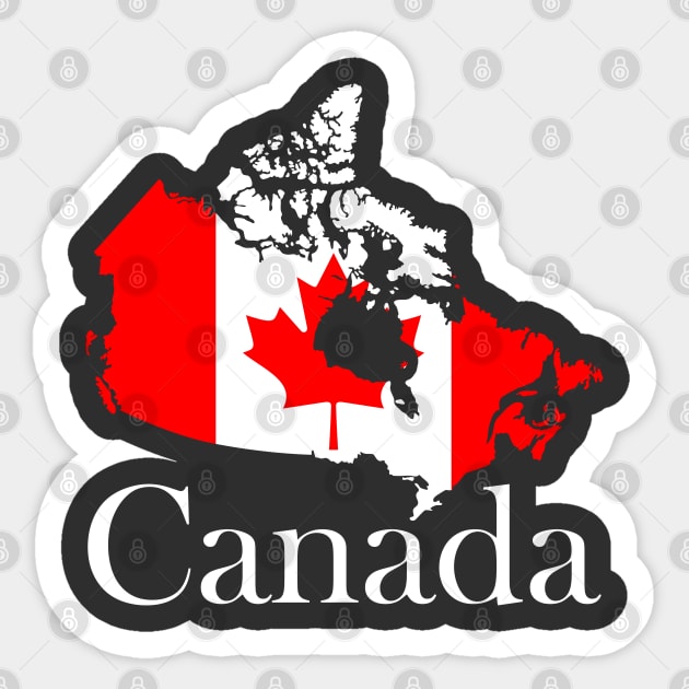 Canada - One Nation Sticker by deancoledesign